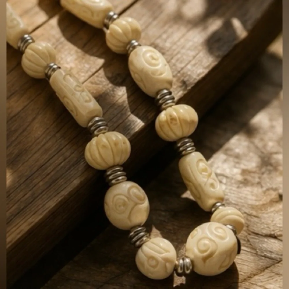 Ivory Tagua Necklace
